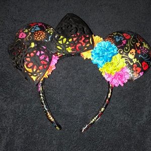 Sugar Skull Minnie Ears
